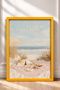 La Vita È Bella Beach Picnic Framed Painting Italy Poster Living Room Kitchen Wall Decor Itn051 - 3