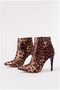 Women's High Thin Heeled Zippered Comfort Boots - 4