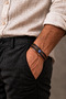 Women Men Double Magnet Magnetic Copper Bracelet Adjustable Thick Handcuff Model - 4