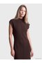 Uzg Store's High-Necked Knitwear Dress for Style Enthusiasts - 3