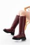 Women's Zippered Balanced Long Elegant Winter Boots - 3