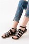 Women's Balanced Genuine Light Leather Orthopedic Flexible Sandals - 3