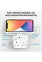 موسع مقبس الحائط مع إضاءة ليلية ومنافذ USB، مقبس متعدد المنافذ مع منفذ USB-A واحد ومنفذ USB-C واحد، USB - 2