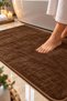 Large Size Thick Premium Shaggy Non-Slip Washable Soft Double Plush Bath Mat Bathroom Rug Bath Mat Set Bathroom Decor Home Decor (50X60+60X100 cm) - 2