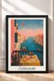 Colazione Breakfast at Sunset Framed Painting Italy Poster Wall Decor Itn027 - 3