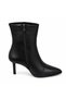 2743 Genuine Leather Zippered Pointed Toe Boots - 3