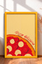 Pizza Deliziosa Written Pepperonili Pizza Framed Painting Italy Poster Wall Decor Itn030