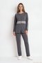 Wide Fit Scuba Tunic Tracksuit Set - Anthracite - 2