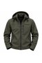 Men's Shoftshell Fabric Water and Wind Resistant Coat