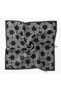 Twill Silk Scarf Vega Black - 5