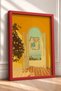 La Bella Vita Written Arched Door Framed Painting Italy Poster Living Room Kitchen Wall Decor Itn069 - 2
