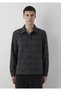 Wool Blend Checkered Anthracite Shirt Share Regular Fit / Normal Cut 0220366-A7307 - 3