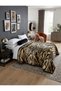 Lion and Leopard Patterned / Double Size / Luxury Blanket / 3 kg / Modern / Stylish / Dowry Gift