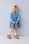 Girls' 1-4 Years Old Denim Dress + Cloth Bag