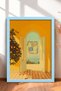 La Bella Vita Written Arched Door Framed Painting Italy Poster Living Room Kitchen Wall Decor Itn069