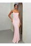 Rochie maxi, roz - 5