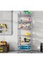 6-Tier Metal Shelving Unit,Adjustable Wire Shelving Unit(Silver) - 8