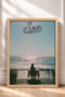 Ciao Written Sea Coast Tableware Framed Painting Italy Poster Living Room Kitchen Wall Decor Itn068 - 3