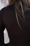 Coffee Side Gathered Bat Sleeve Blouse - 6