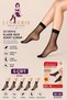 20 Den Thin Socks 5 Pairs-Black
