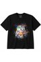 Color Splash Tiger - Abstract Watercolor Art Graphic Print Cotton T-Shirt
