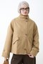 Lined Camel Jacket with Flap Pockets