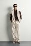Elastic Cuffed Baggy Fit 3 Thread Sweatpants - 3