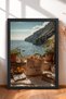 La Dolce Vita Bag and Countryside Scenery Framed Painting Italy Poster Living Room Kitchen Wall Decor Itn076