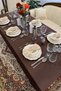 Beige 12-Piece Fabric Napkin Set 45X45Cm |   25 Pieces with Pearl Ring and Bag |   Guest House and Dowry Tableware Presentation Napkin - 4