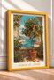 Arancia Di Amalfi Orange Tree in Pot Framed Painting Italy Poster Wall Decor Itn070 - 2
