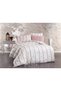 Pink Bow Floral Duvet Cover Set with Elasticated Fitted Sheet Single Duvet Cover Set - 2