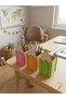 Wooden Desktop Pen Holder Pencil Case for Kids Set of 3