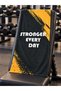 Stronger Every Day Printed Sports Fitness Towel, 50X100 Cm, Highly Absorbent, Quick-Drying, Sports Towel for Athletes, Fitness Training, Gym, Boxing. - 4