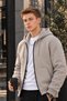 Men's Winter Fleece-Lined Anti-Pilling Fabric Full Zipper Hooded Sweatshirt Jacket with Kangaroo Pocket - 6