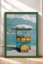 Lemon and Orange Countertop on Beach Framed Painting Italy Poster Living Room Kitchen Wall Decor Itn119 - 3