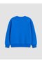 Peak New Season Blue Printed Boys' Sweatshirt - 3