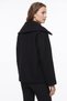 Zippered Cashmere Coat 202725 - Black - 4