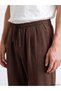 Özmarka New Season Brown Loose Fit Men's Trousers - 3