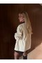 Stone Embroidered Special Design Leather Collared Gabardine Jacket - 4