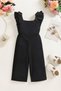 Girls' White Evening Dress Jumpsuit – for Birthdays and Special Occasions - 3