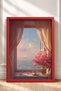 Sea and Sailboats View from the Window Framed Painting Italy Poster Wall Decor Itn110 - 3