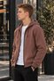 Men's Winter Fleece-Lined Anti-Pilling Fabric Full Zipper Hooded Sweatshirt Jacket with Kangaroo Pocket - 8