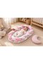 - Baby Nest With Braided Bumper - Pink - 2