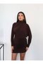 Draped Mini Dress with Waist Belt E.H Collection