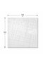لوحة جدارية SHW-444 رمادي بدون إطار – 100×100 سم | موفن هوم - 2