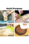 2 Pcs Dough Scrapers, Bench Scraper, with Non-Slip Floating Point, Sharp Edge and Angles Cake Scrape - 5