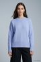 Crew Neck Oversize Knitwear Sweater 2521 Baby Blue - 2