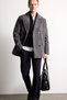 Slim Fit Buttoned Pocketed Lined Cashmere Coat D1521Ax26Wn - 2