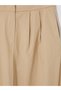 Ozmarka New Season Green Wide-Leg Pleated Women's Trousers - 7