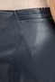 Premium Synthetic Leather Front Zippered Maxi Size Skirt - 7
